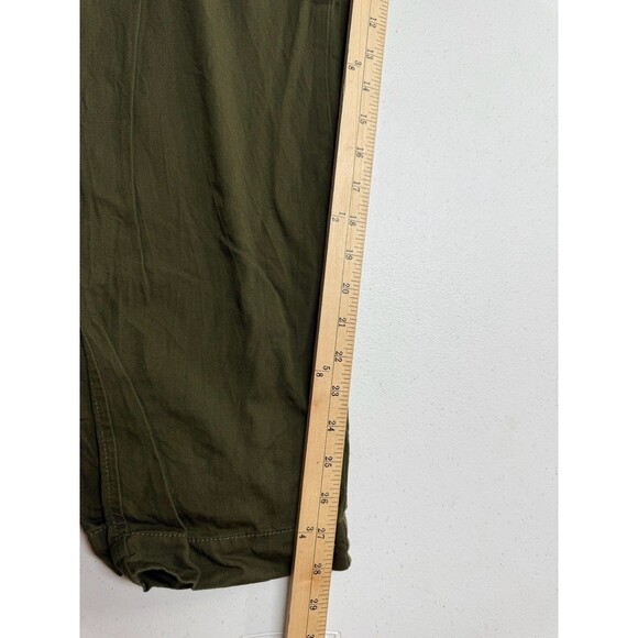 Gap MT Medium Tall Womens Easy Pants Green Cargo Drawstring Ankle Utility Casual - Picture 6 of 6